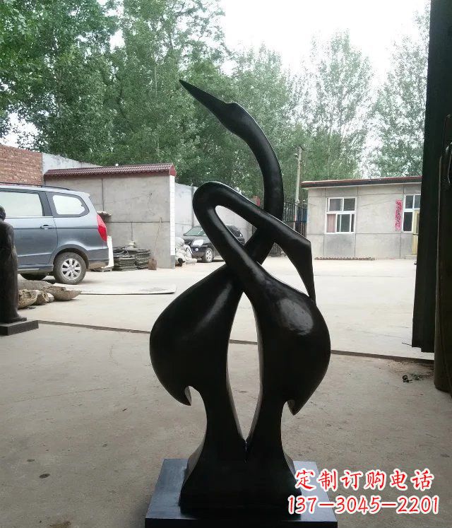 郴州精美的天鹅铜雕