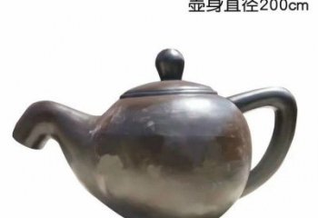 郴州青铜茶壶雕塑——彰显传统文化的艺术精髓