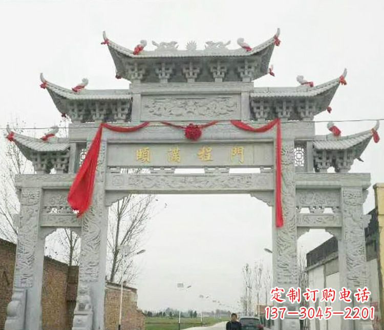 郴州牌坊雕塑纪念历史,传承文化
