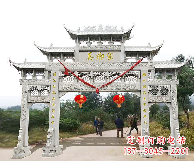 郴州牌坊雕塑珍贵的传统文化