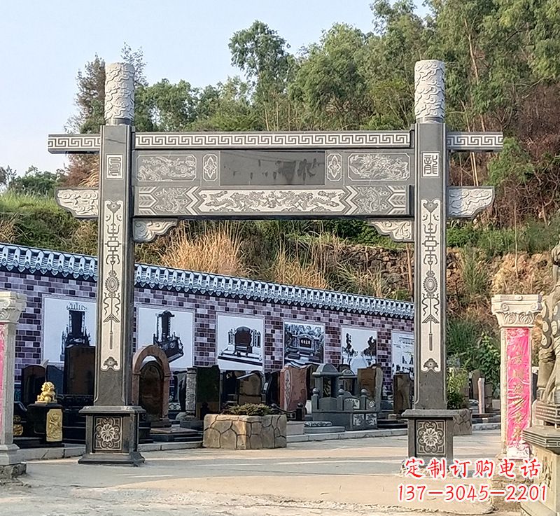 郴州古村牌坊雕塑精湛技艺的经典之作
