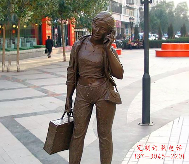 郴州通话女性雕塑