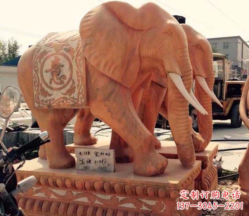 郴州大象雕塑 传承古典文化的艺术精品
