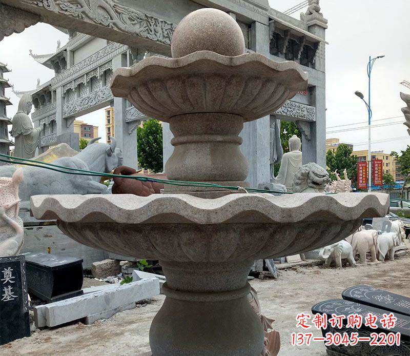 郴州大理石多层喷泉石雕