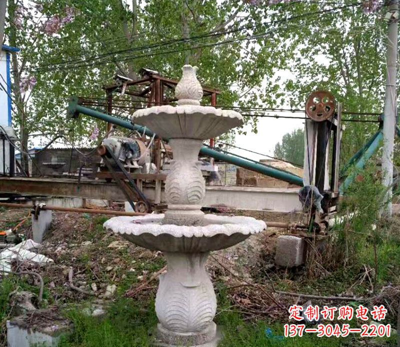 郴州大理石多层喷泉石雕雕塑艺术的精美之作