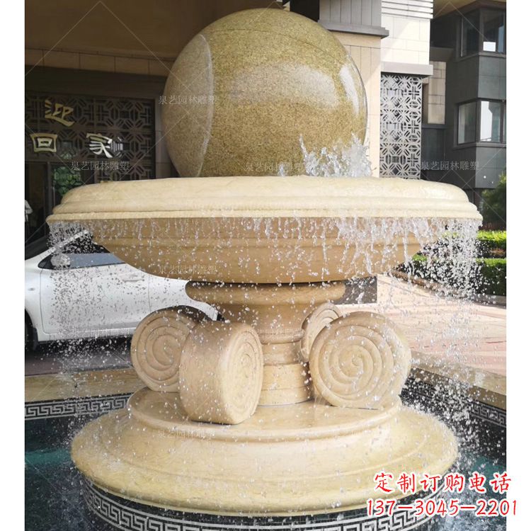 郴州大理石风水球雕塑传承古老文化的象征