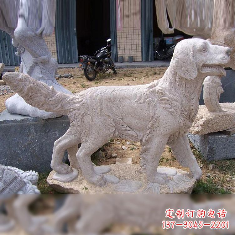 郴州大理石狗雕塑——精致的狗雕塑,让你的生活更有趣