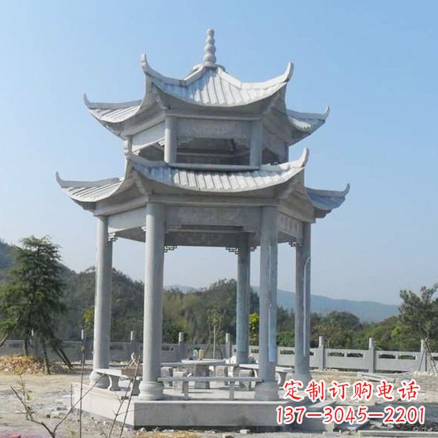 郴州高雅大理石凉亭雕塑