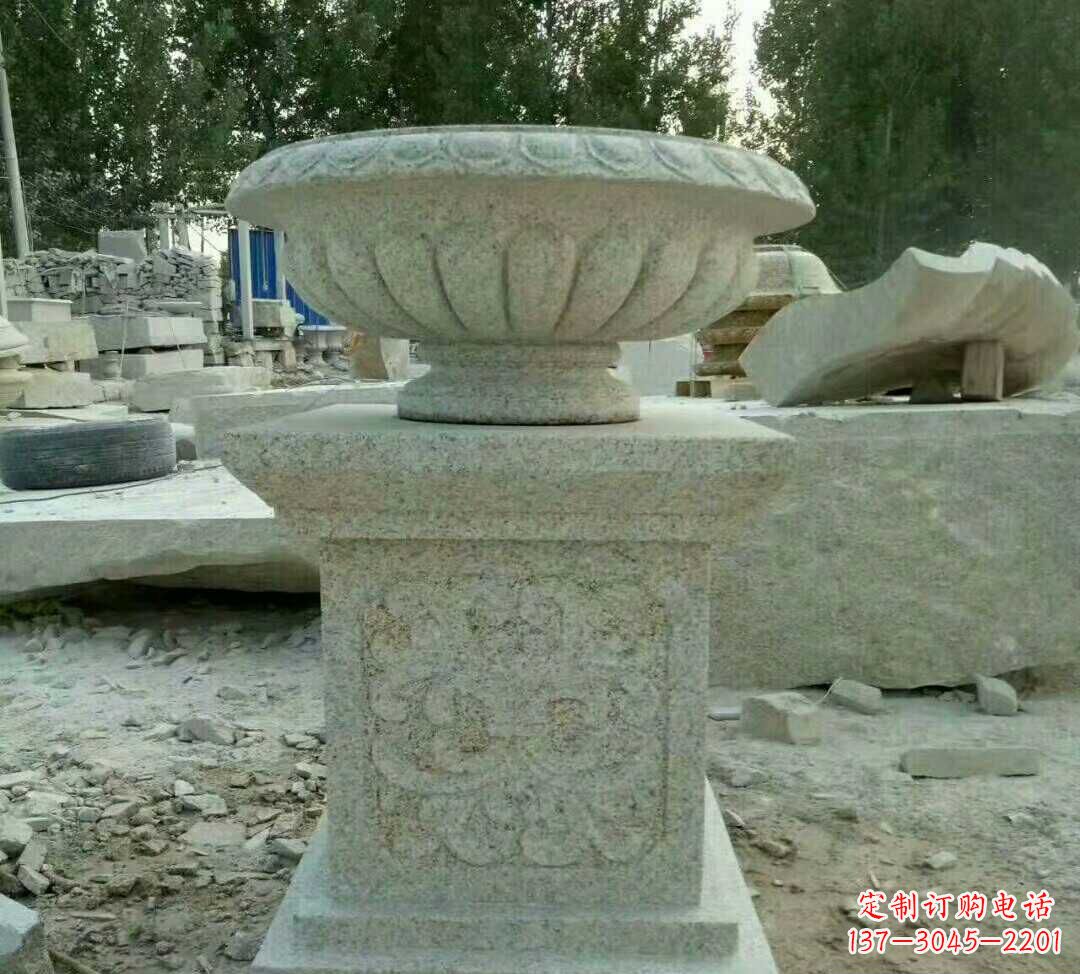 郴州大理石花盆雕塑