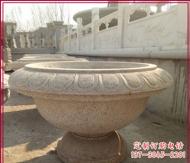 郴州大理石花盆雕塑