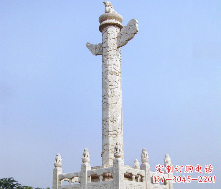 郴州大理石华表雕塑