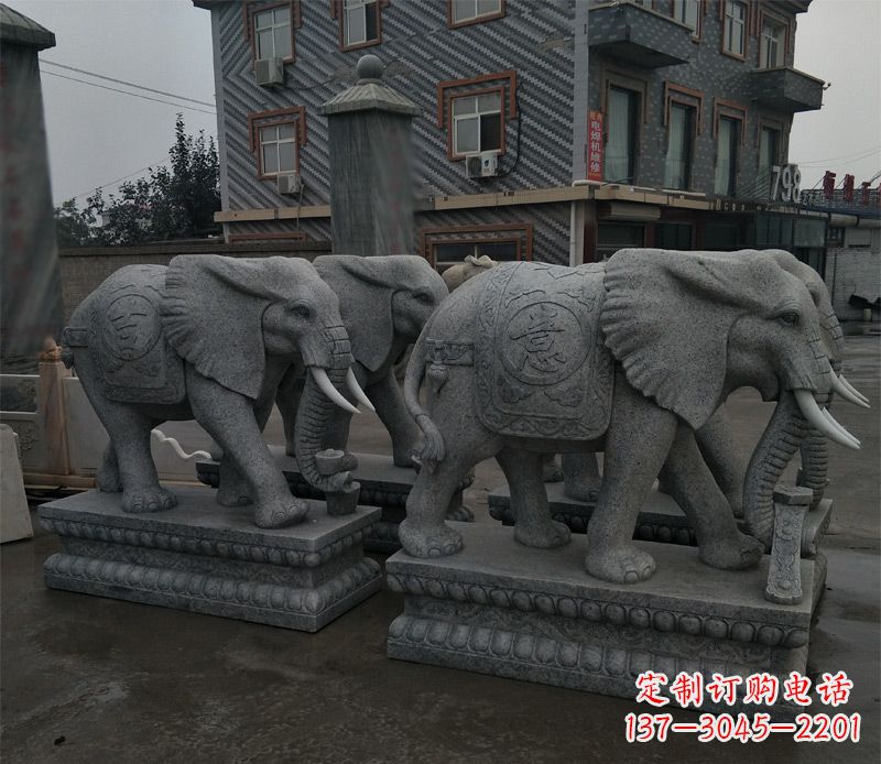 郴州唯美雕刻大象雕塑