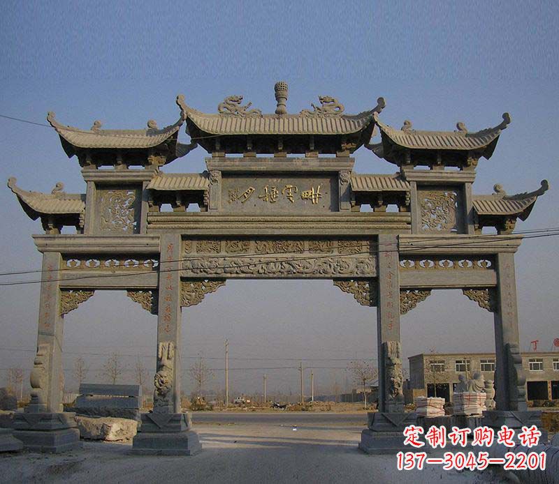 郴州大理石牌楼雕塑定制