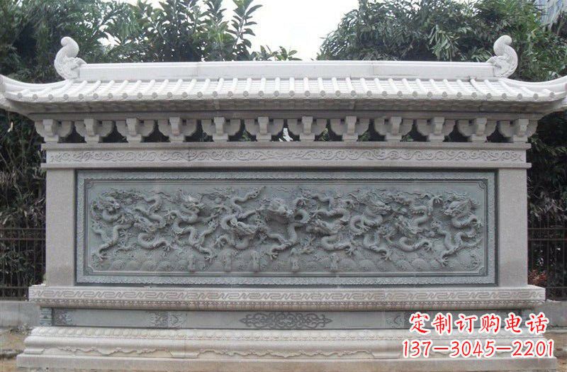 郴州大理石九龙壁雕塑