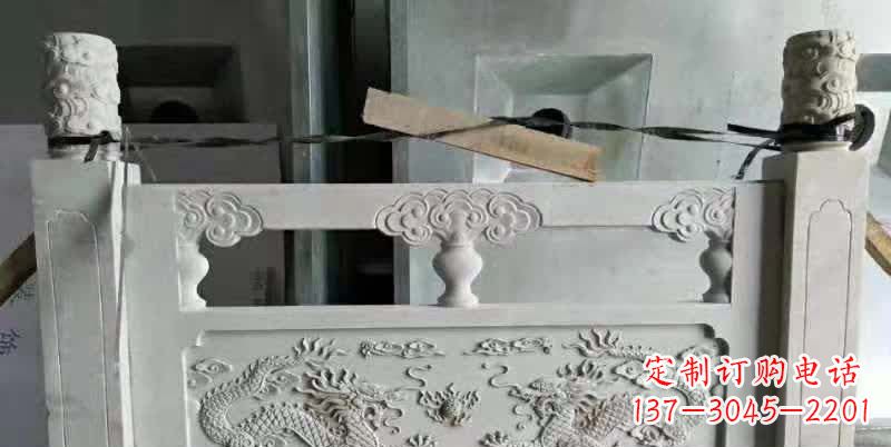 郴州大理石龙浮雕栏板雕塑