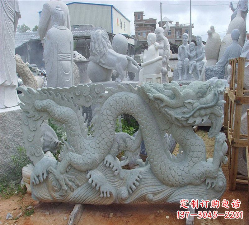郴州大理石龙石雕传承古老文化,精雕细琢的艺术品