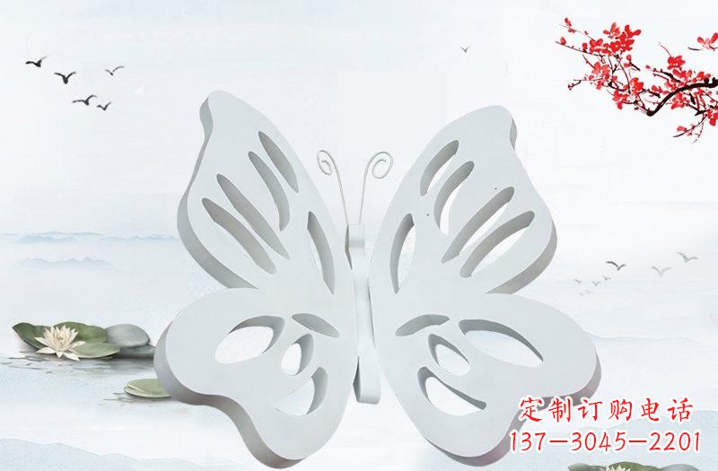 郴州高级大理石镂空蝴蝶雕塑