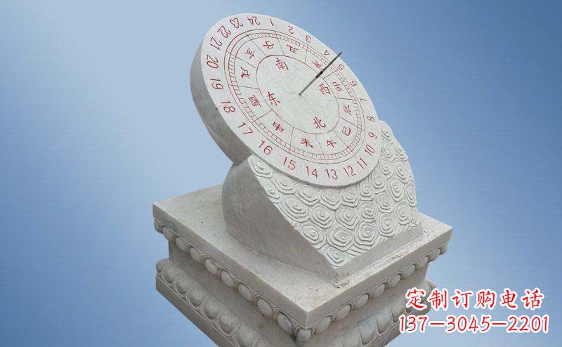 郴州精致古典大理石日晷雕塑