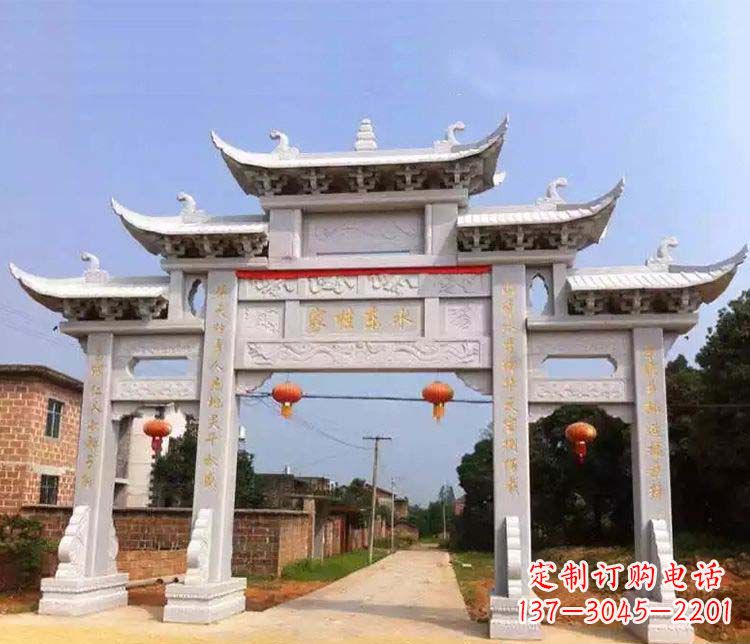 郴州大理石牌坊石雕