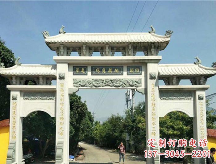 郴州大理石牌坊雕塑