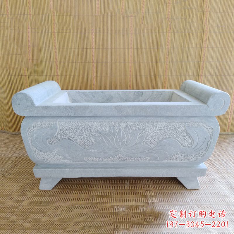 郴州精美大理石石雕香炉雕塑