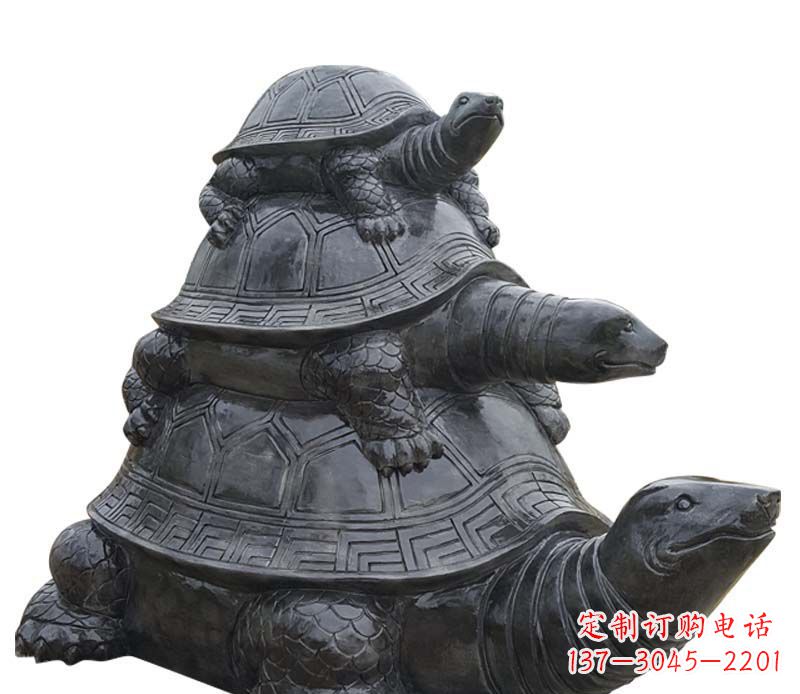 郴州高品质大理石乌龟母子石雕