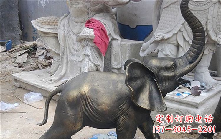 郴州大象动物铜雕112