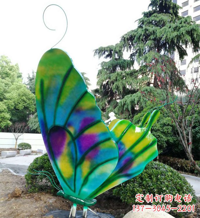 郴州不锈钢蝴蝶雕塑,装点城市广场