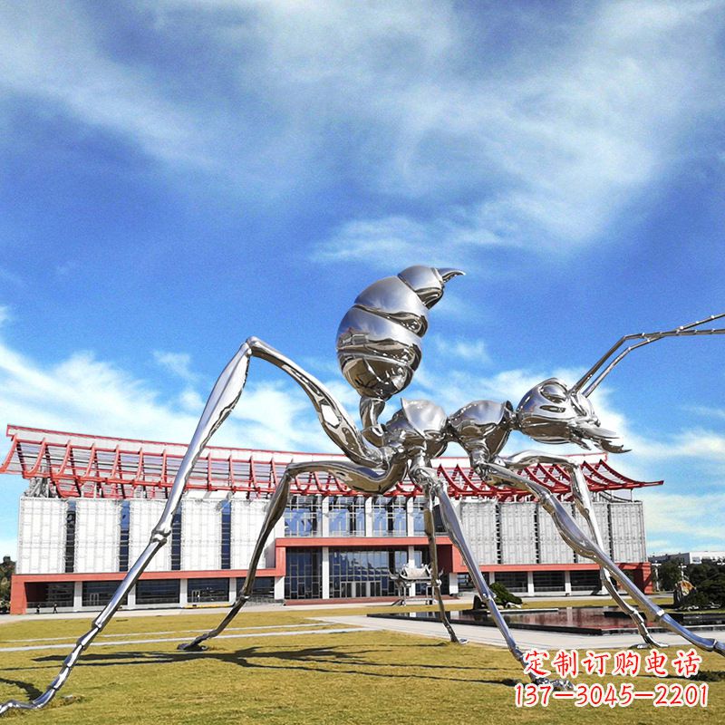 郴州大型不锈钢蚂蚁雕塑