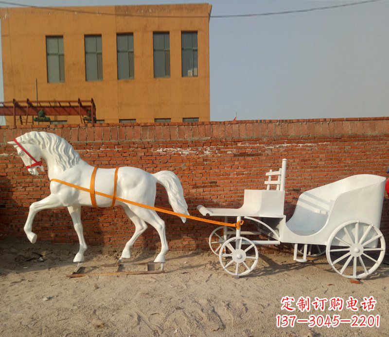郴州大型欧式马车动物铜雕塑