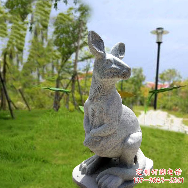 郴州袋鼠园林石雕摆件