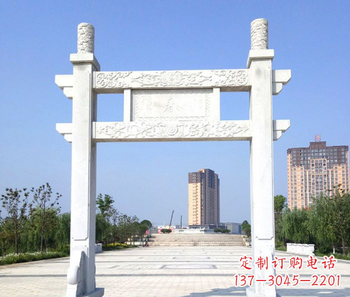 郴州单门景区石牌楼
