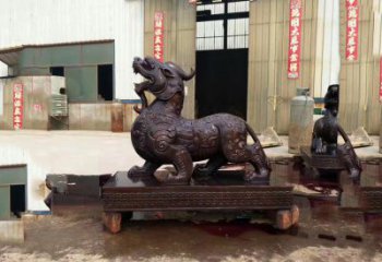 郴州独角兽铸铜雕塑—精雕细琢的艺术瑰宝