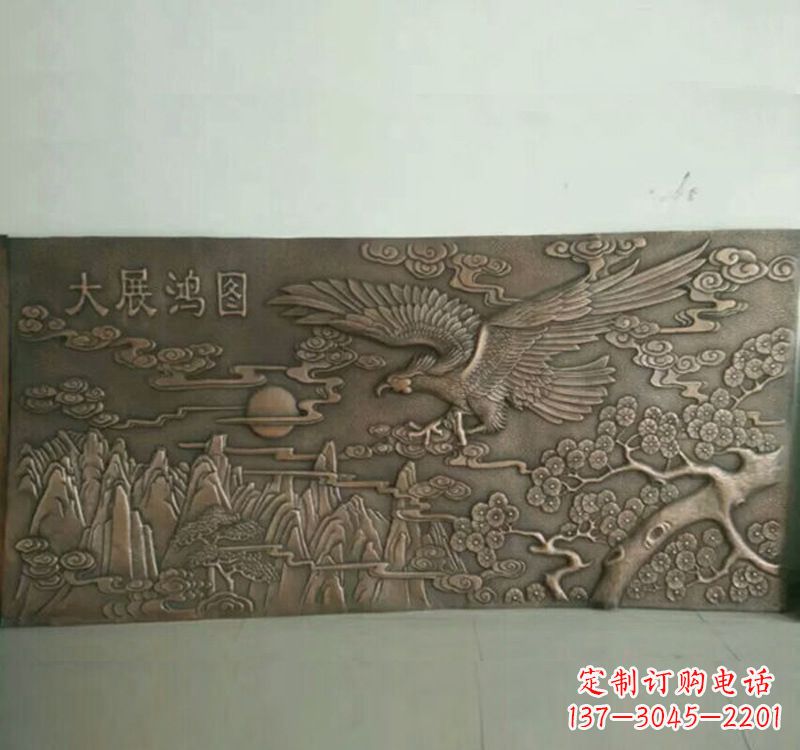 郴州精致锻铜老鹰雕塑