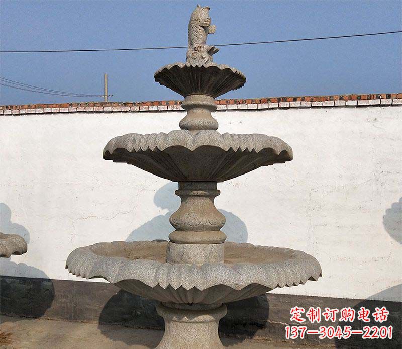 郴州多层石质喷泉雕塑