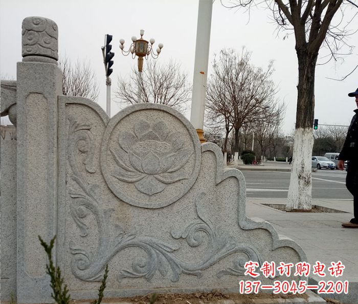 郴州仿古护城河石栏板
