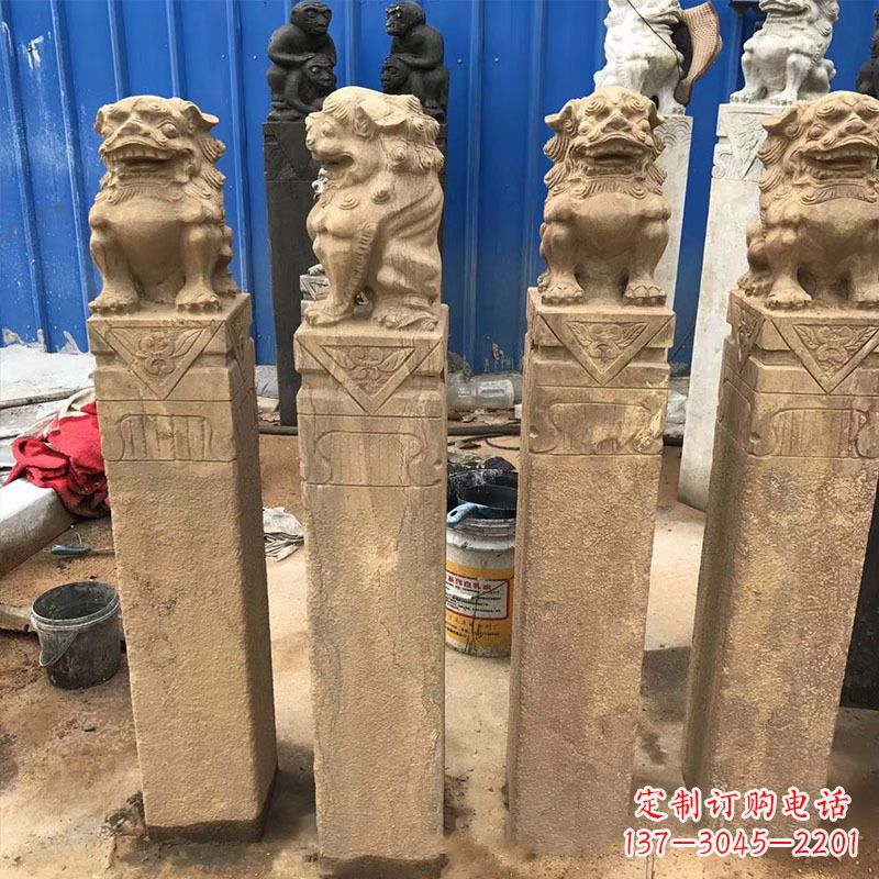 郴州仿古拴马桩石雕塑——傅雕你的精美时光