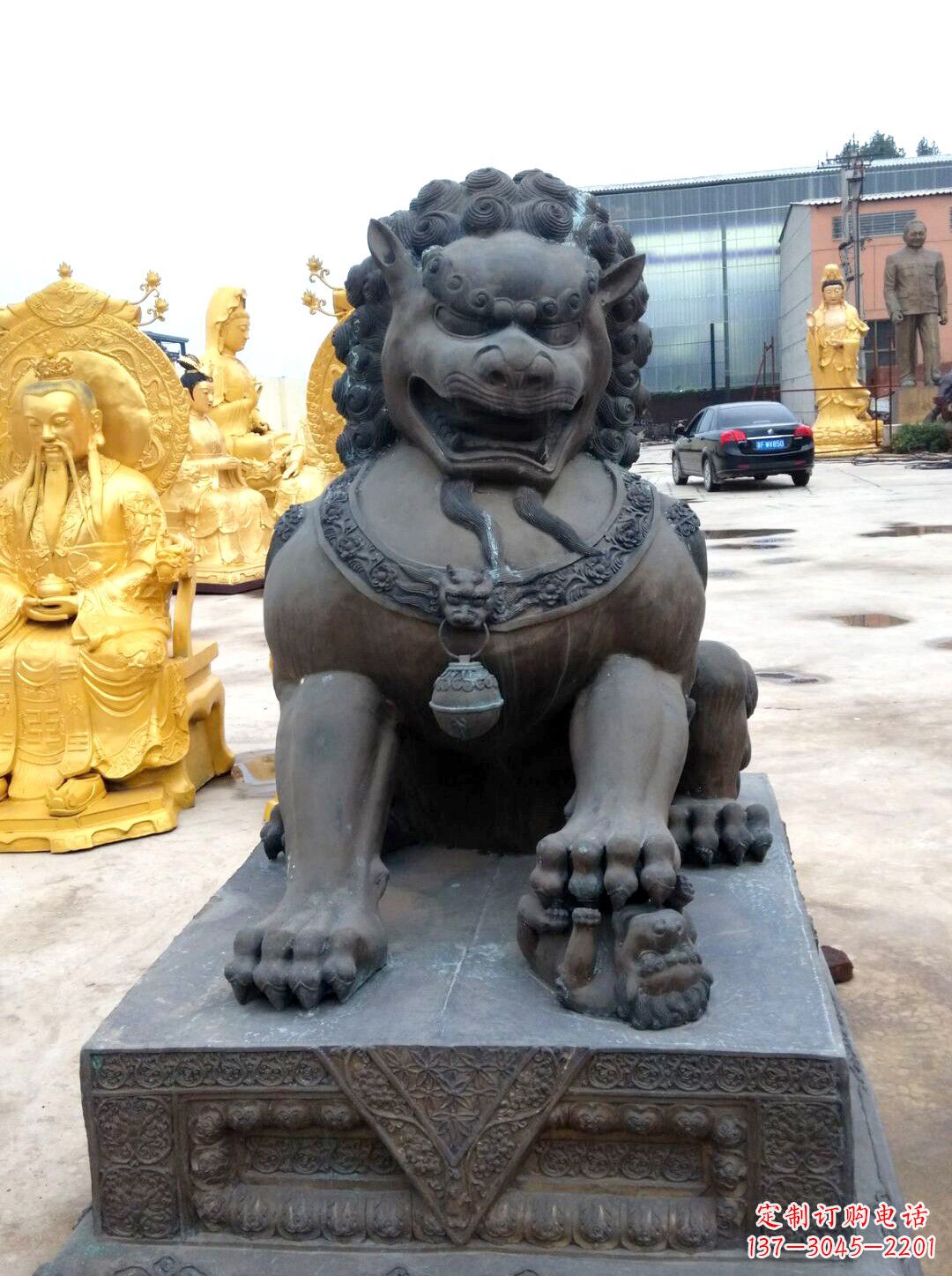 郴州精美仿古铜狮子雕塑