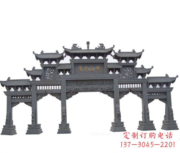 郴州产品名称仿古牌坊石雕