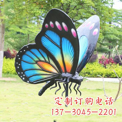 郴州蓝蝴蝶雕塑-让你的室内空间焕发生机