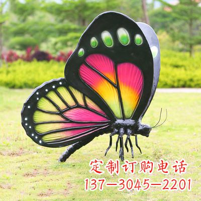郴州仿真蝴蝶_品红色款405x78x110