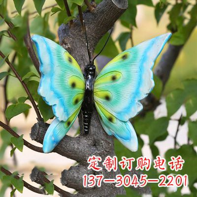 郴州蓝色蝴蝶雕塑
