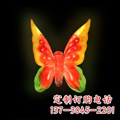 郴州仿真蝴蝶_小号黄色发光款37x48x20