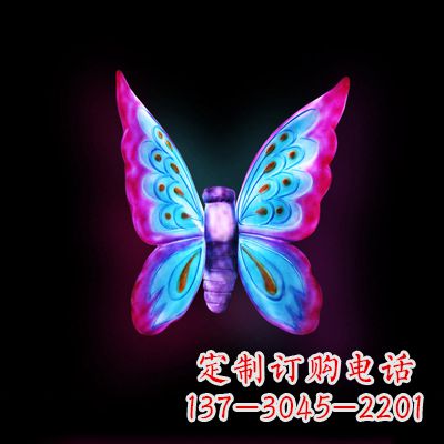郴州璀璨发光蝴蝶雕塑