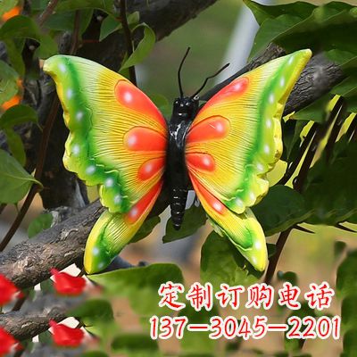 郴州仿真蝴蝶_小号黄色款17x17x10