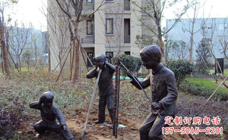 郴州中领雕塑 | 为儿童景观带来美好的铜雕塑