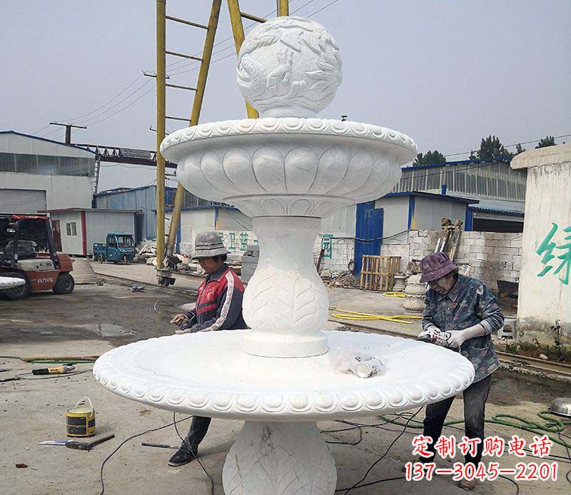 郴州风水球喷泉石雕塑