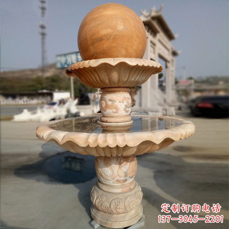 郴州精致的风水球石雕塑