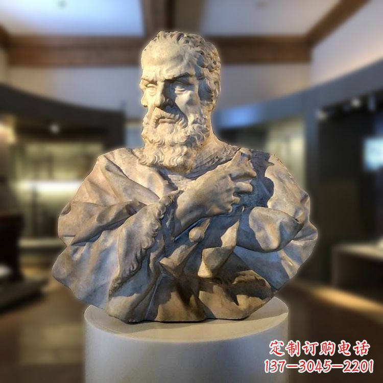 郴州伽利略头像雕塑--精致定制