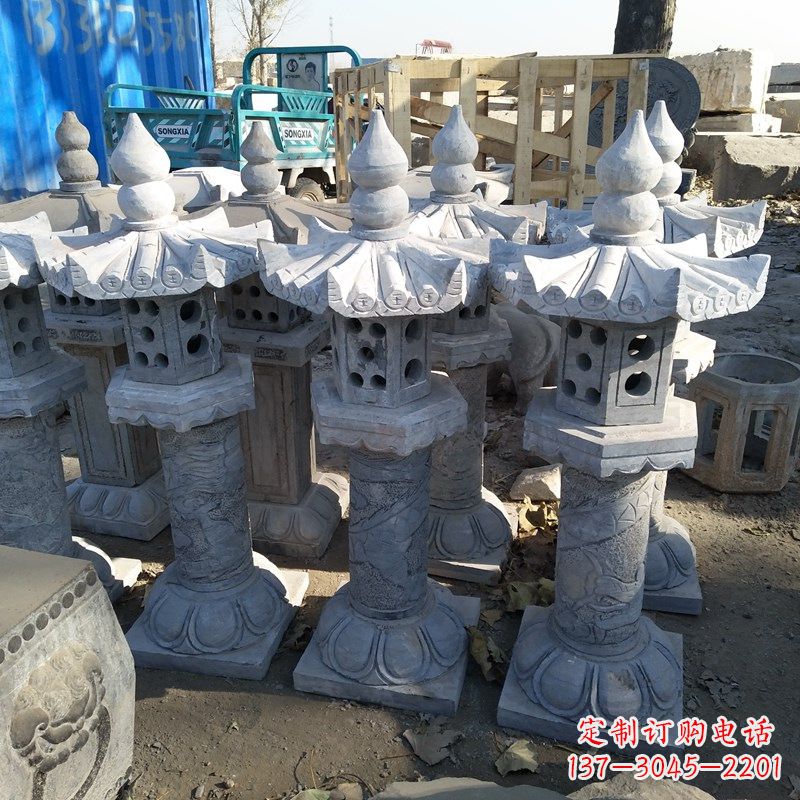 郴州高墩青石中式灯笼
